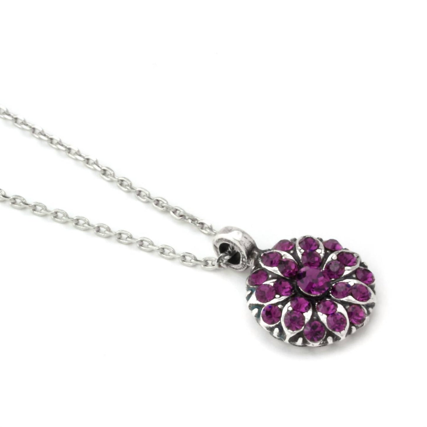 Damen Engel Amethyst Februar Geburtsstein Anhänger