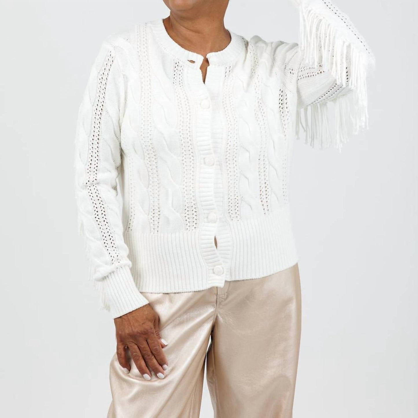 Fransen-Cardigan Hazel
