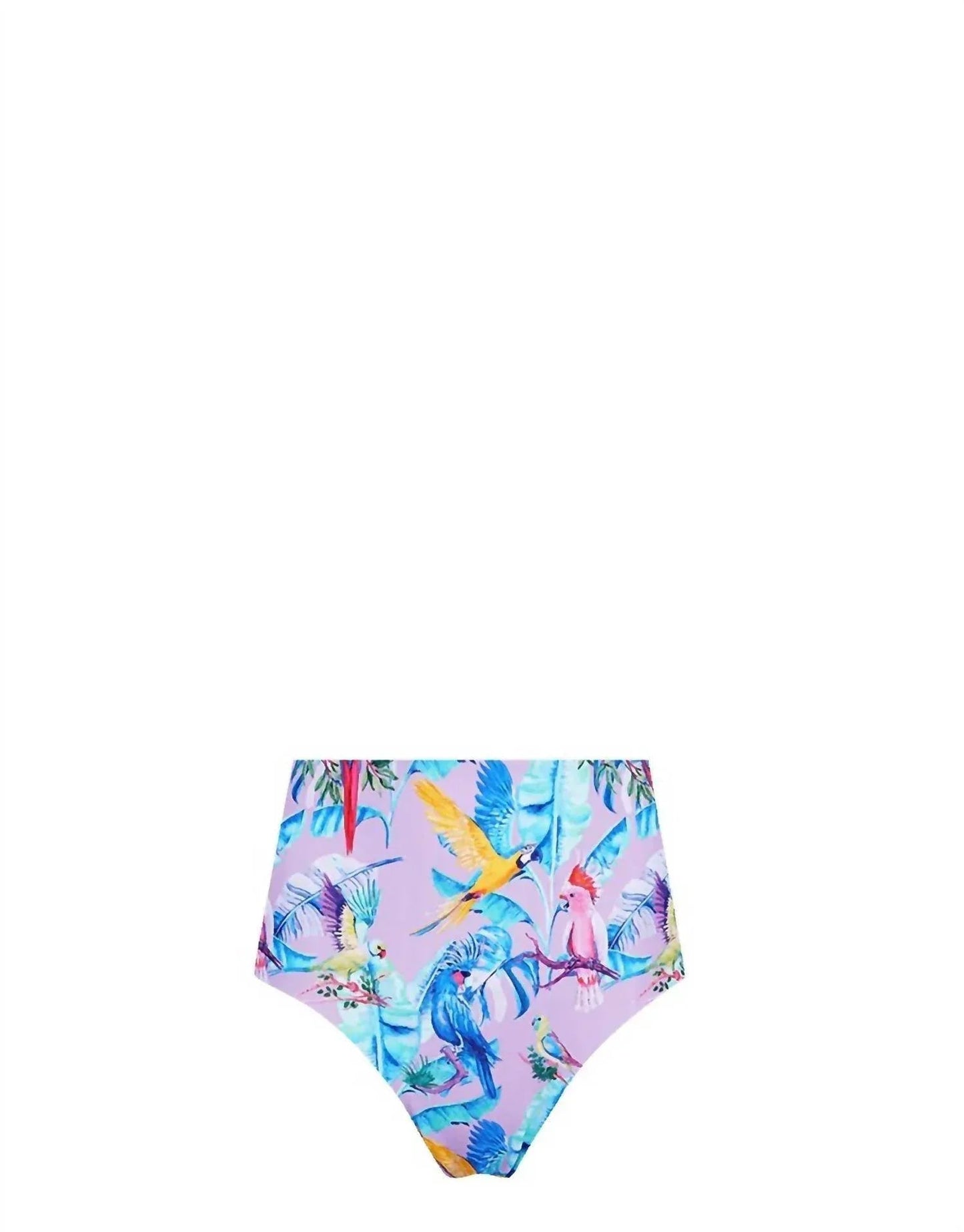 Wende-Bikinihose für Damen, hoher Bund, Kompression