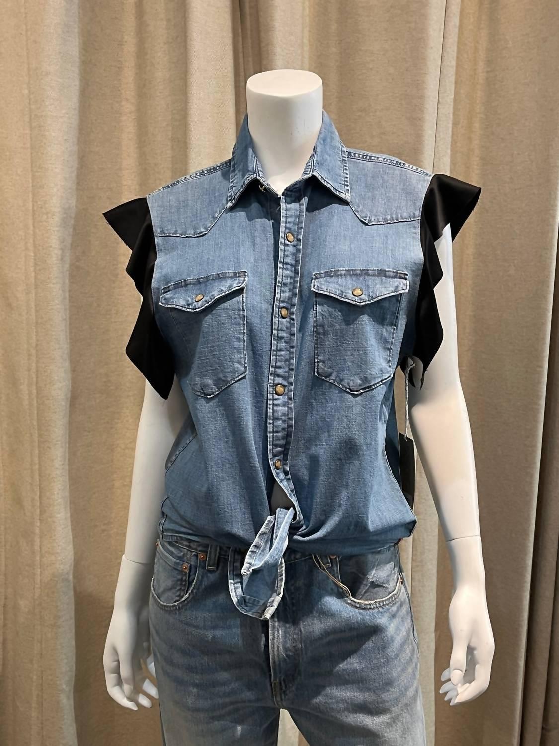 Westernhemd für Damen „Hank Vintage“ mit Rüschen