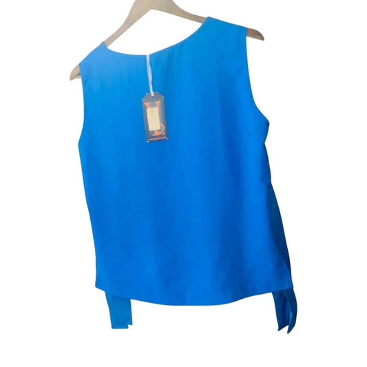 Women's Sleeveless Tie Detail Blouse