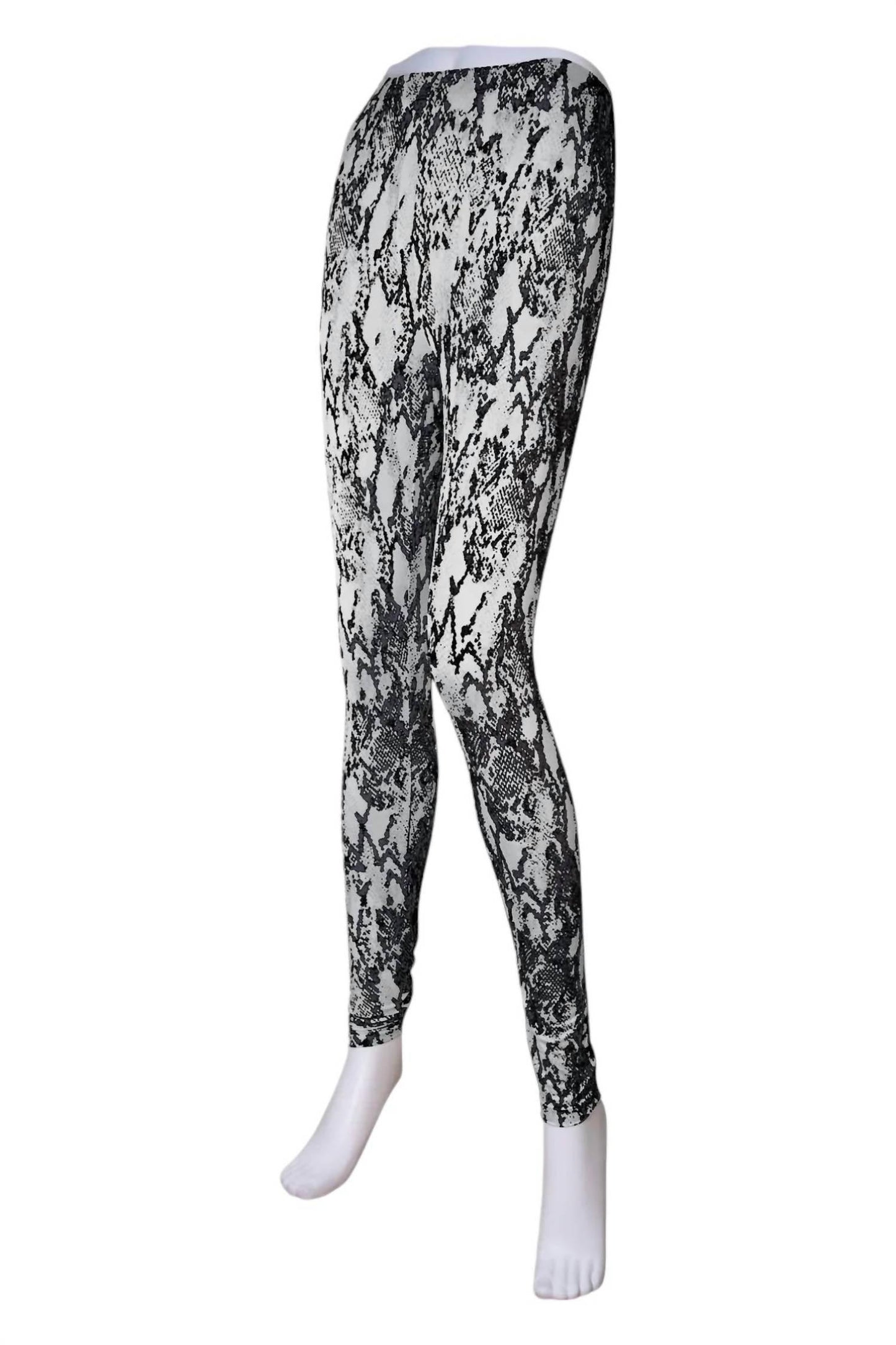 Damen Leggings mit Schlangenprint