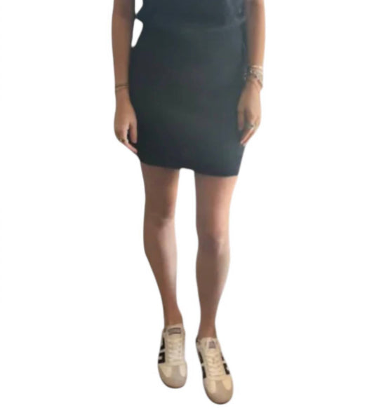 Brushed Cashmere Mini Skirt