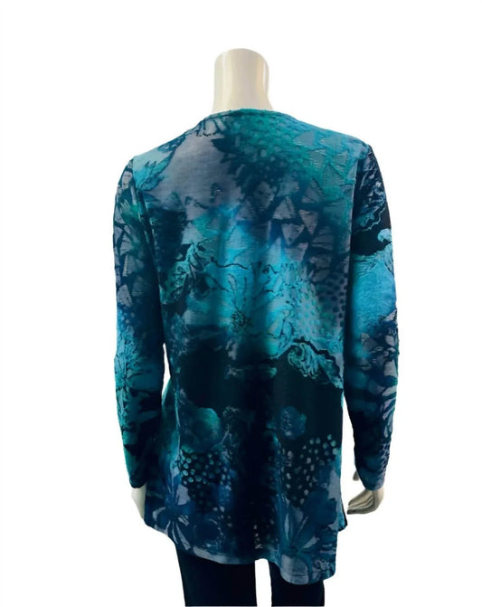 Women's Floral Burnout Top