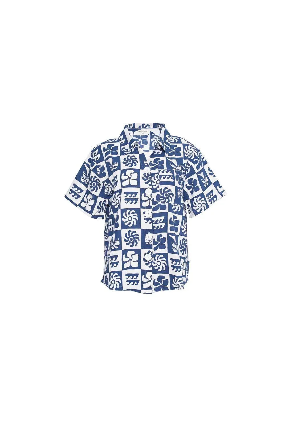 Women's Print Button Up Shirt