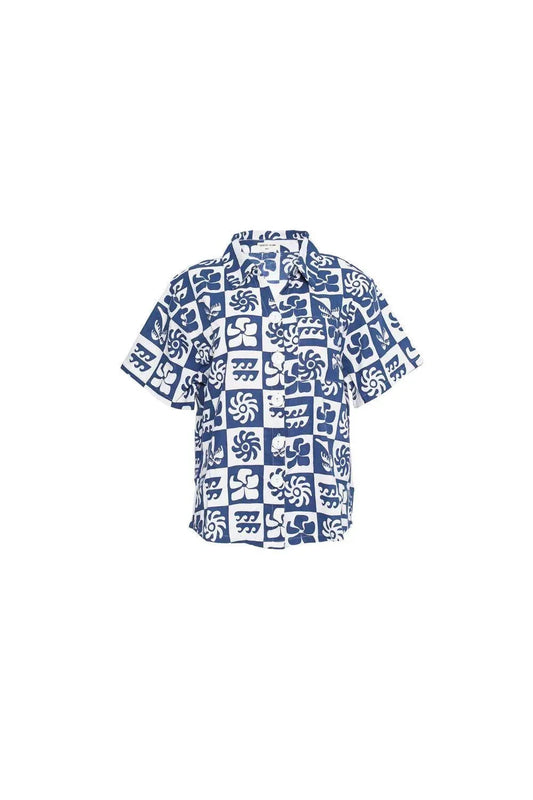 Women's Print Button Up Shirt