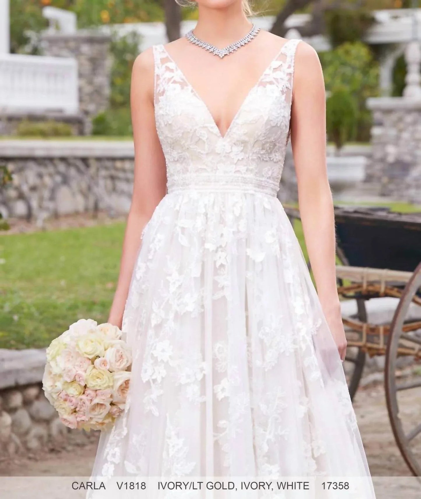 Carla A-Linien-Brautkleid