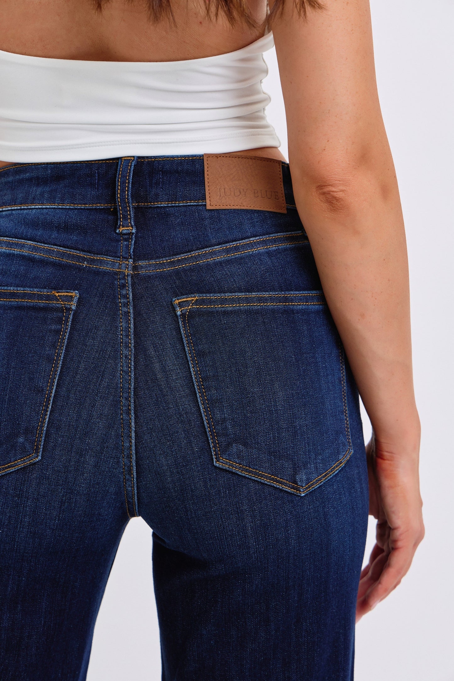 High Waist Straight Jeans