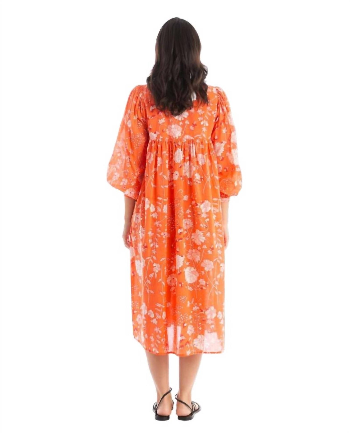 Hamsa Garden Midi Dress