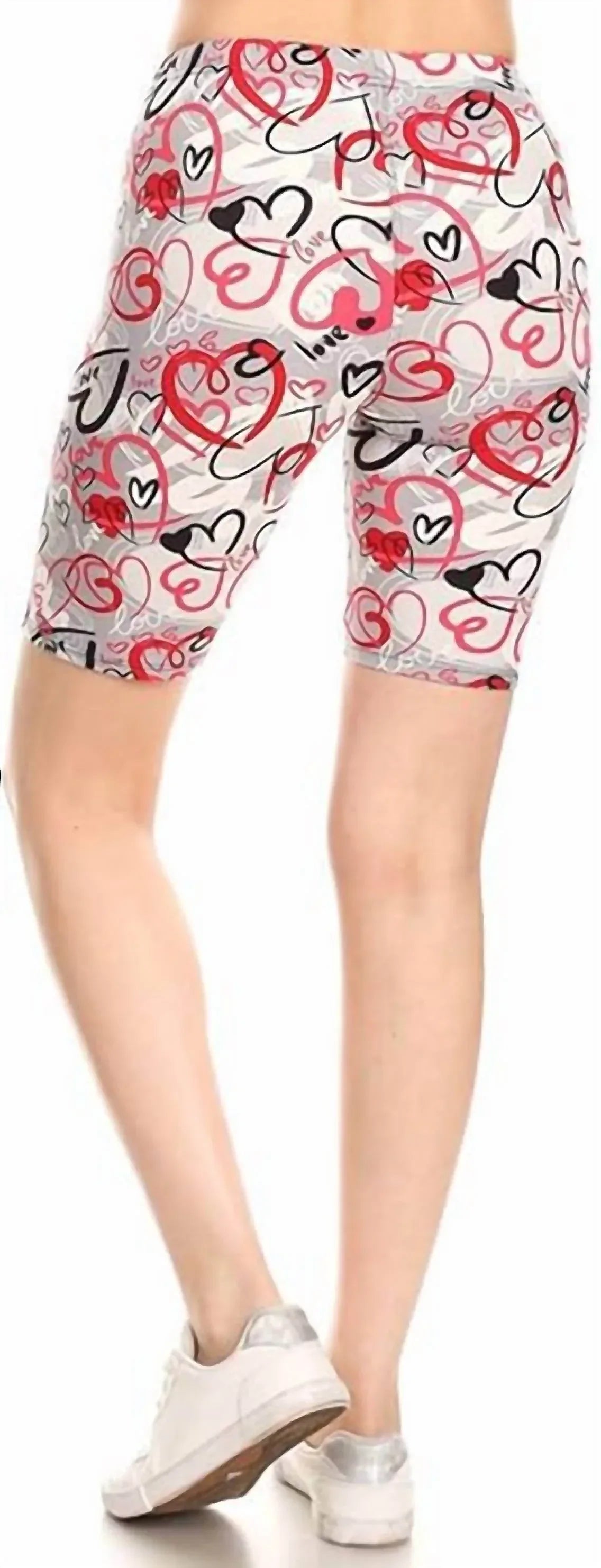 Valentines Biker Babe Shorts