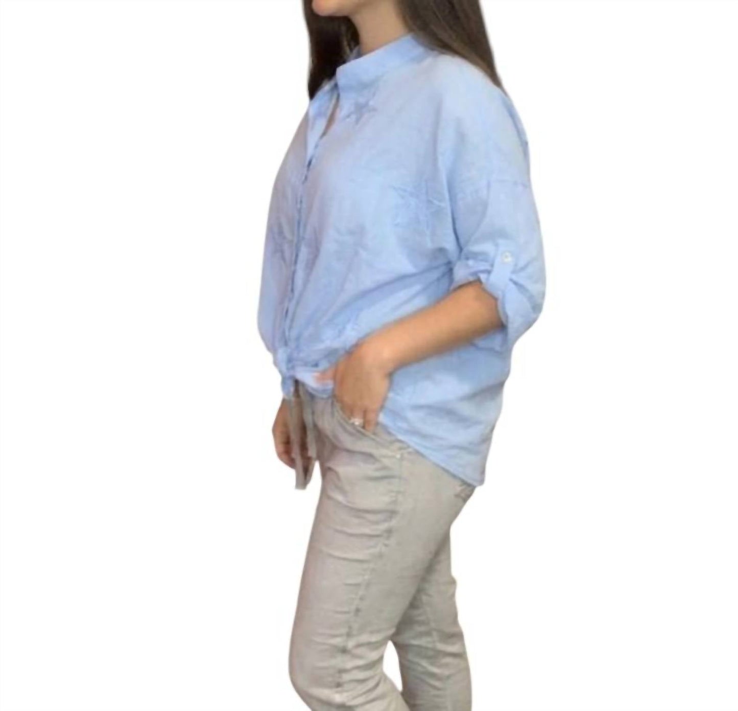 Super Star Button Down Top