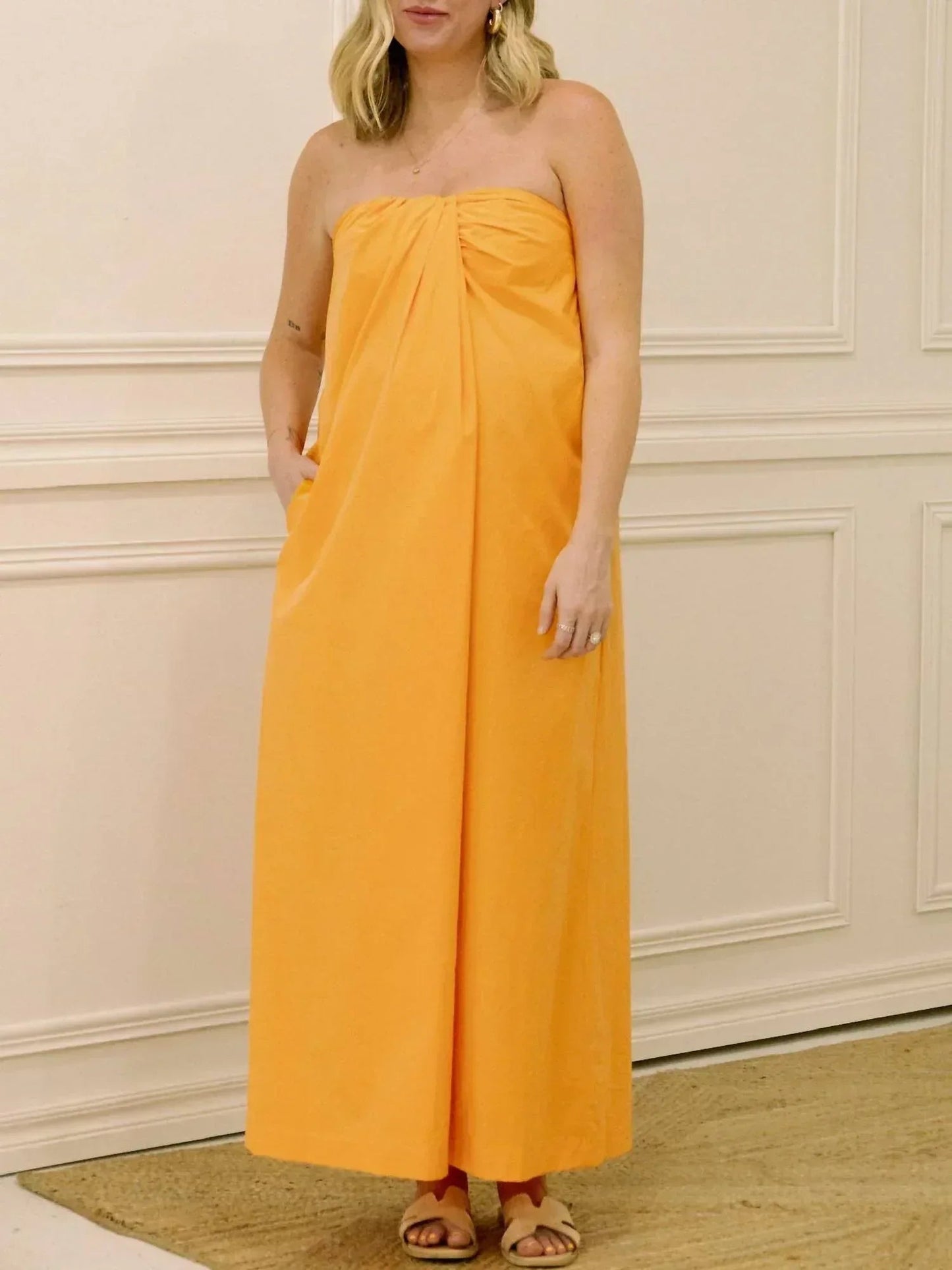 Rosalyn Nectarine Dress