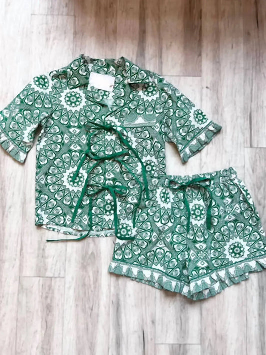 Women's Bow Front Short Pajamas