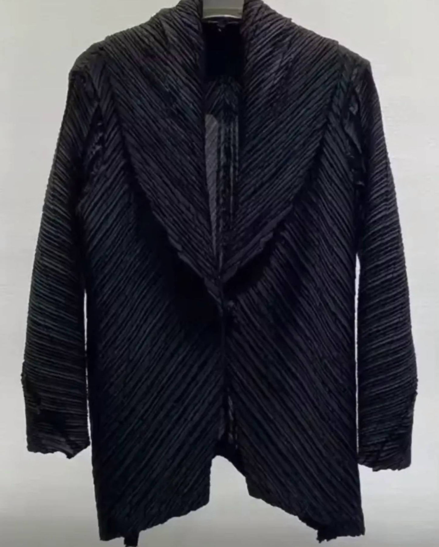 Skulpturierter Faltenblazer für Damen