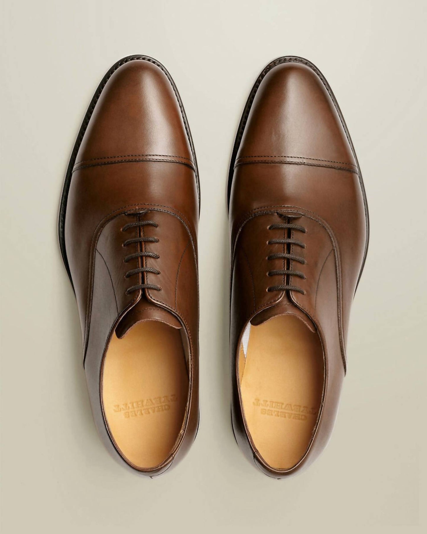 Herren Oxford-Schnürschuhe aus Leder