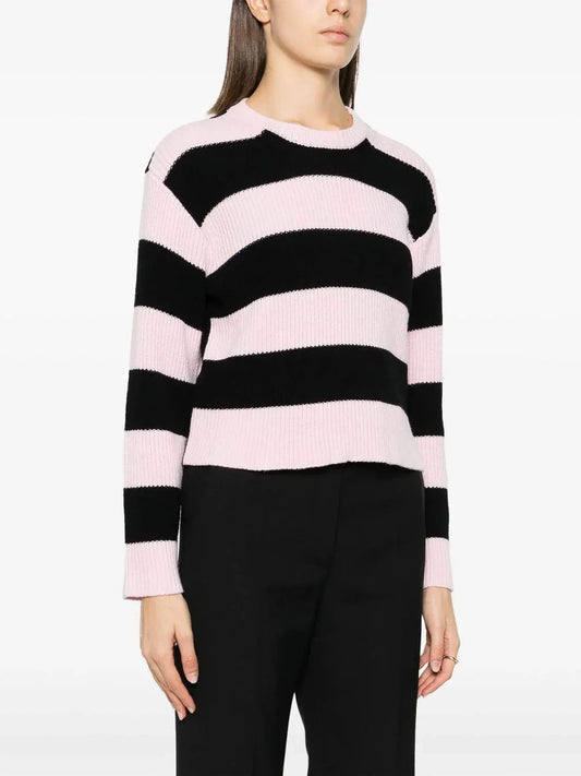 Gestreifter klassischer Pullover