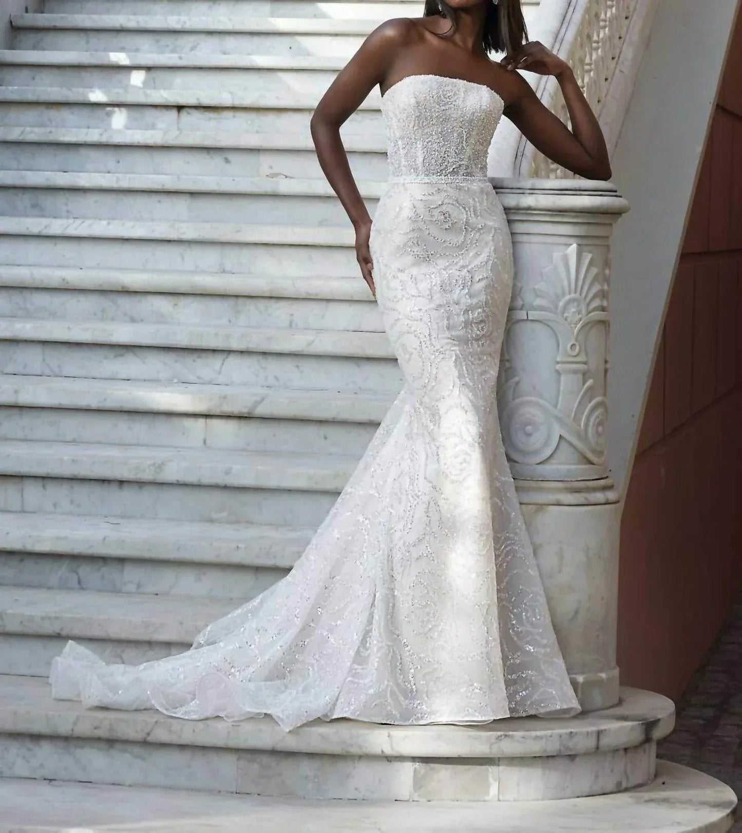Tüll-Fit-and-Flare-Kleid