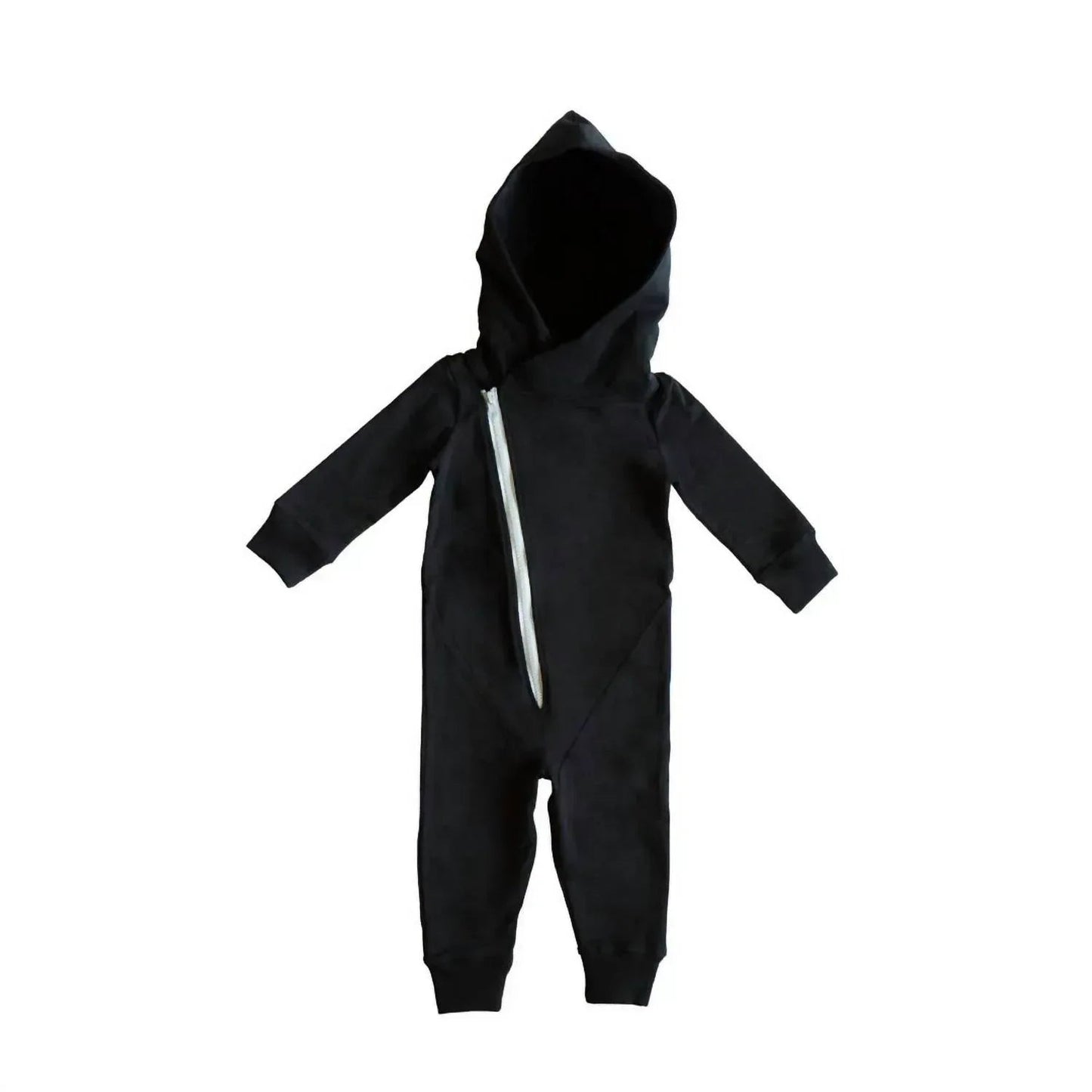 Kids Lola & Taylor Asymmetrical Zip Romper