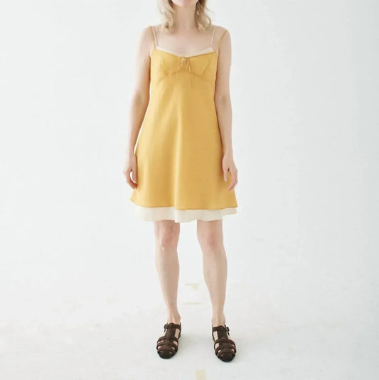 Spaghettiträger-Minikleid im Relaxed Fit