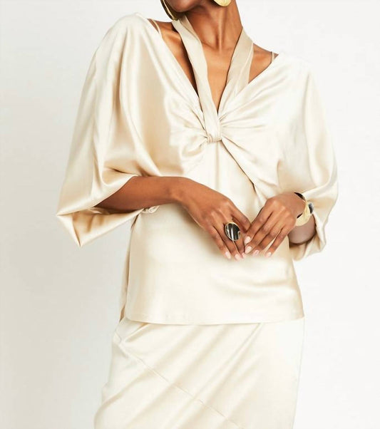 Ali Silk Wrap Top