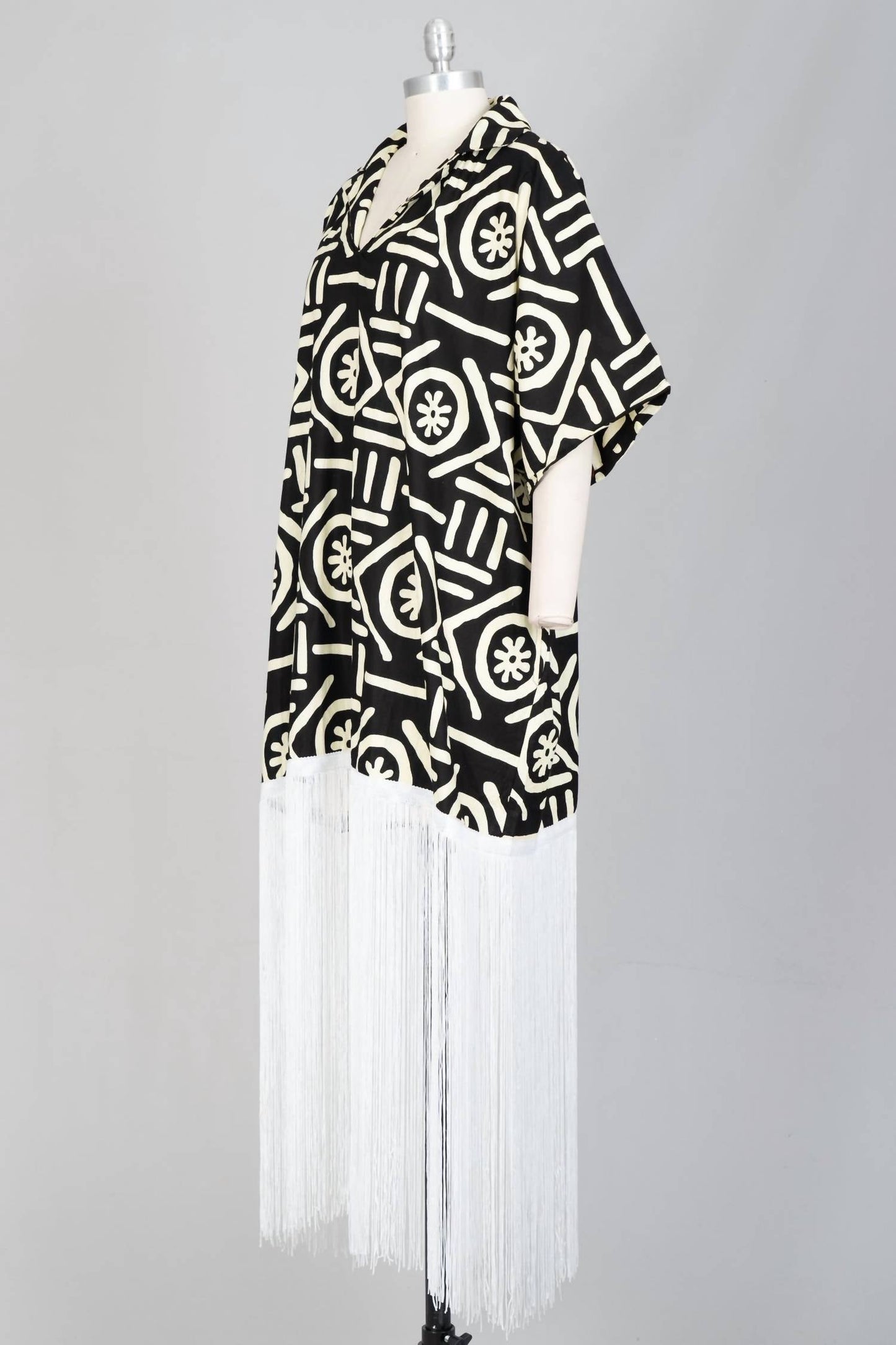 Vivid Tribe Fringe Trim Top