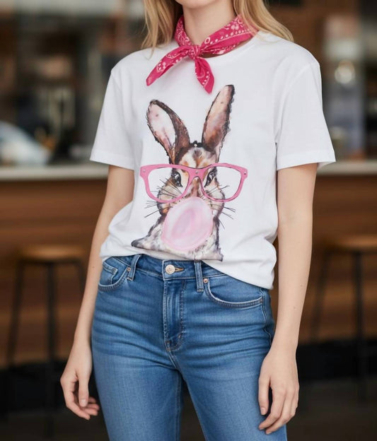 Bubble Gum Bunny Crew Tee
