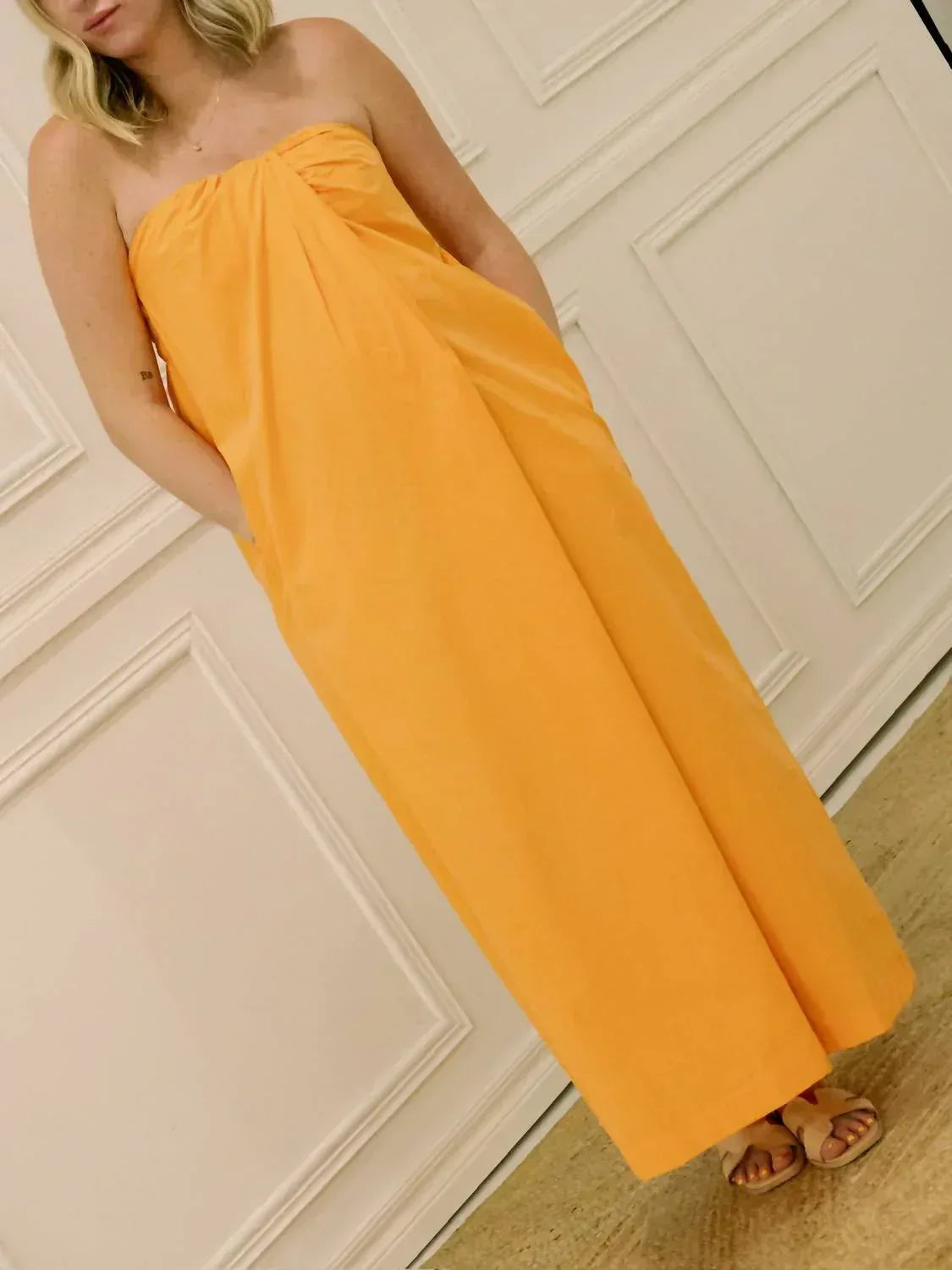 Rosalyn Nectarine Dress
