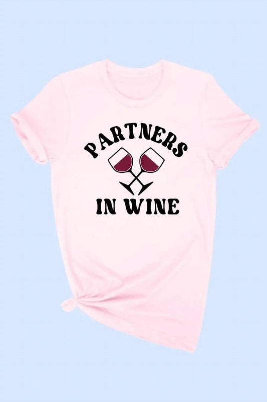Women's Partners In Wine Graphic T-shirt
