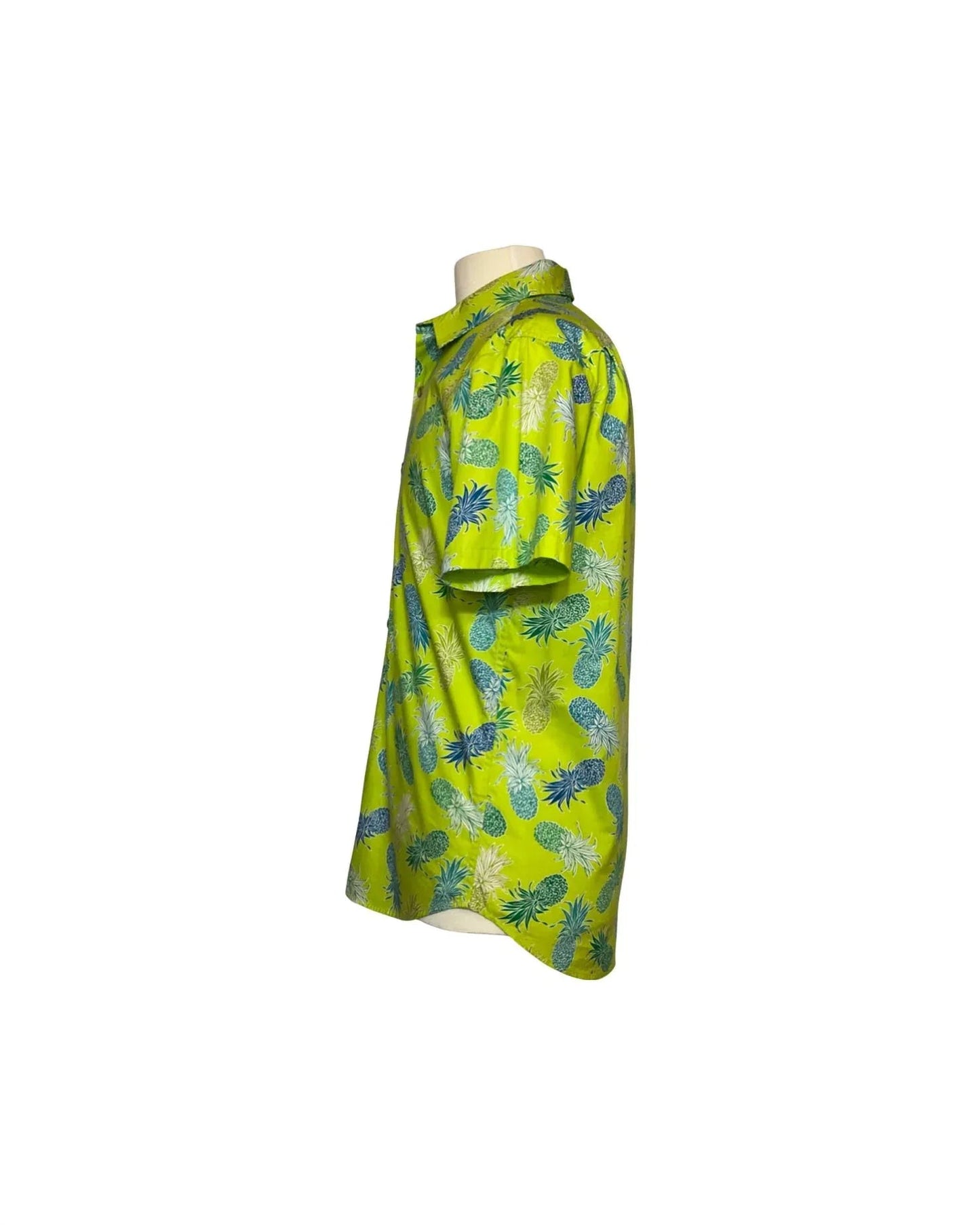 Herren kurzärmeliges Aloha-Shirt "Kalani" mit Ananas-Print
