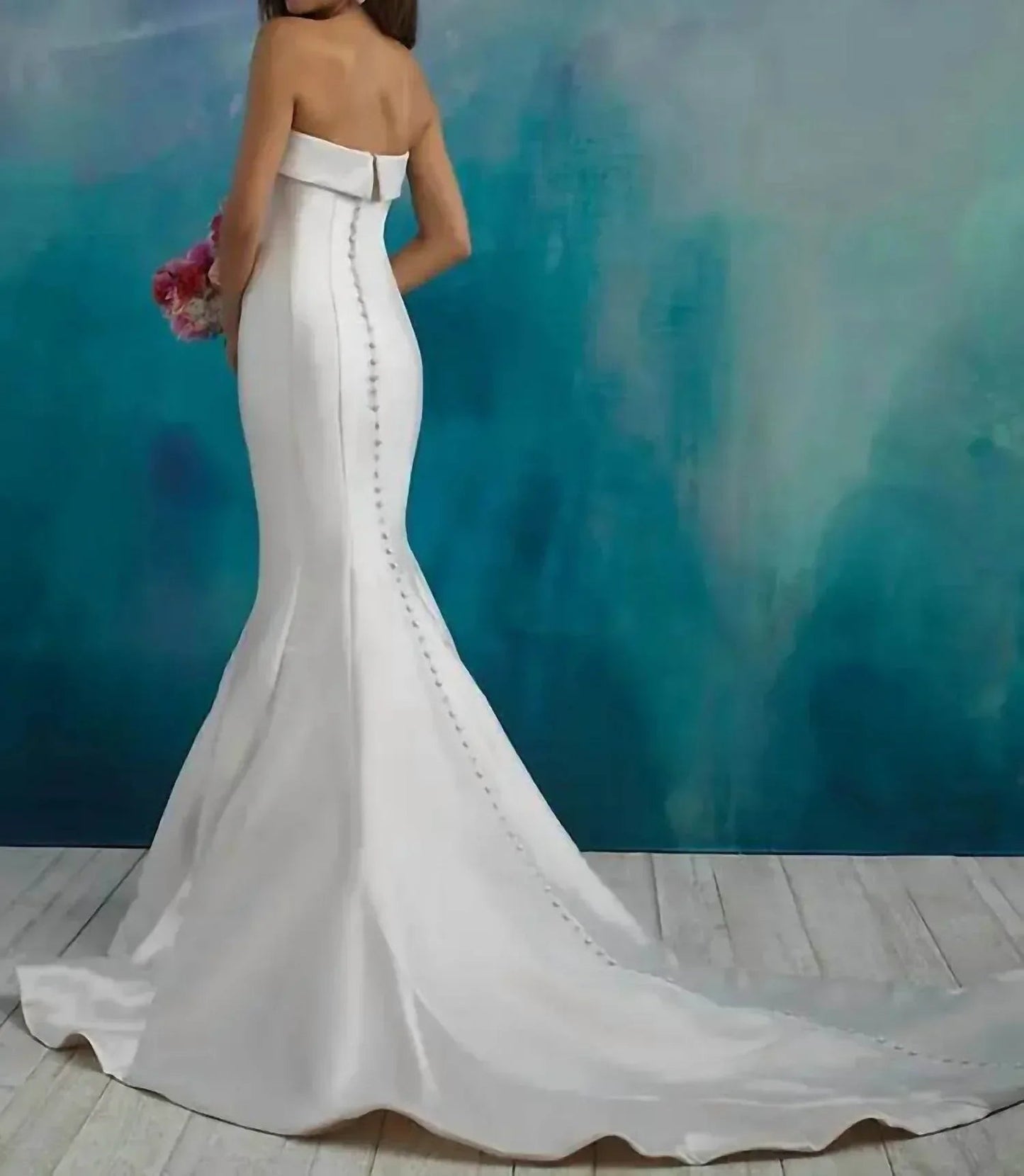 Sleeveless Wedding Dress