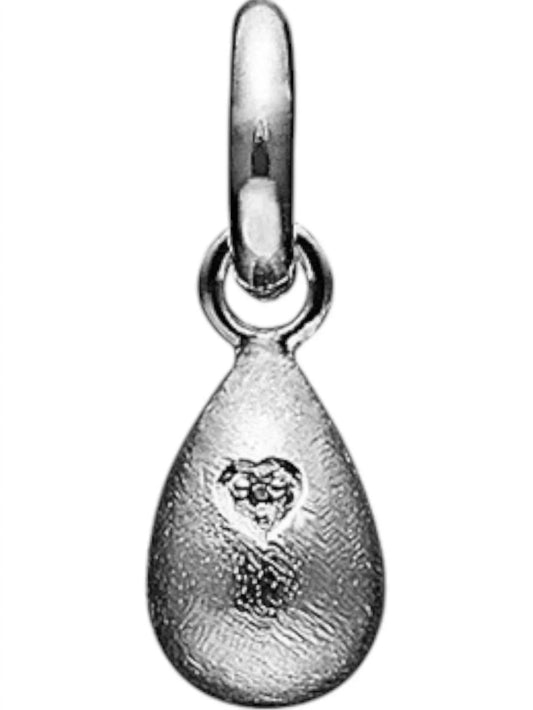 Crystal Heart Drop Charm