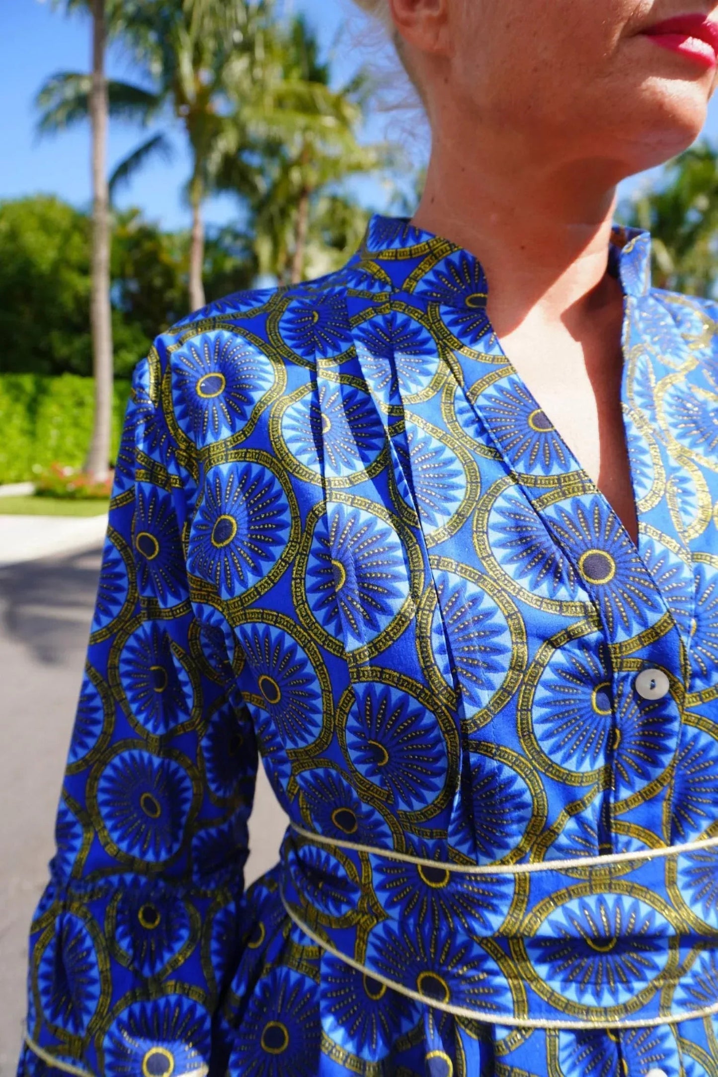 Pompadour Boubou Mini Dress