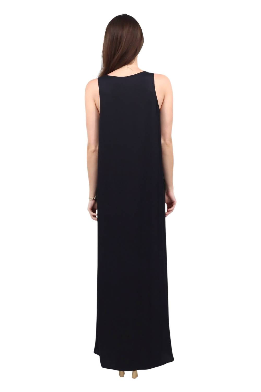 Ärmelloses Trapezkleid