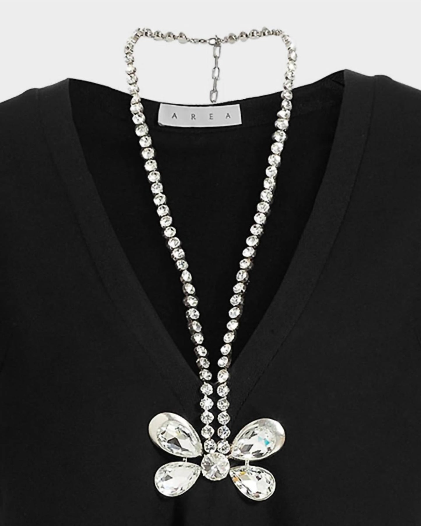 Women's Crystal Butterfly Necklace