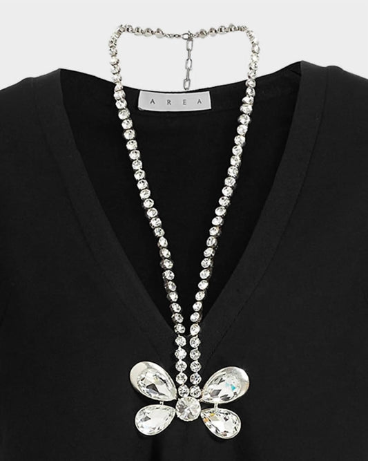 Women's Crystal Butterfly Necklace