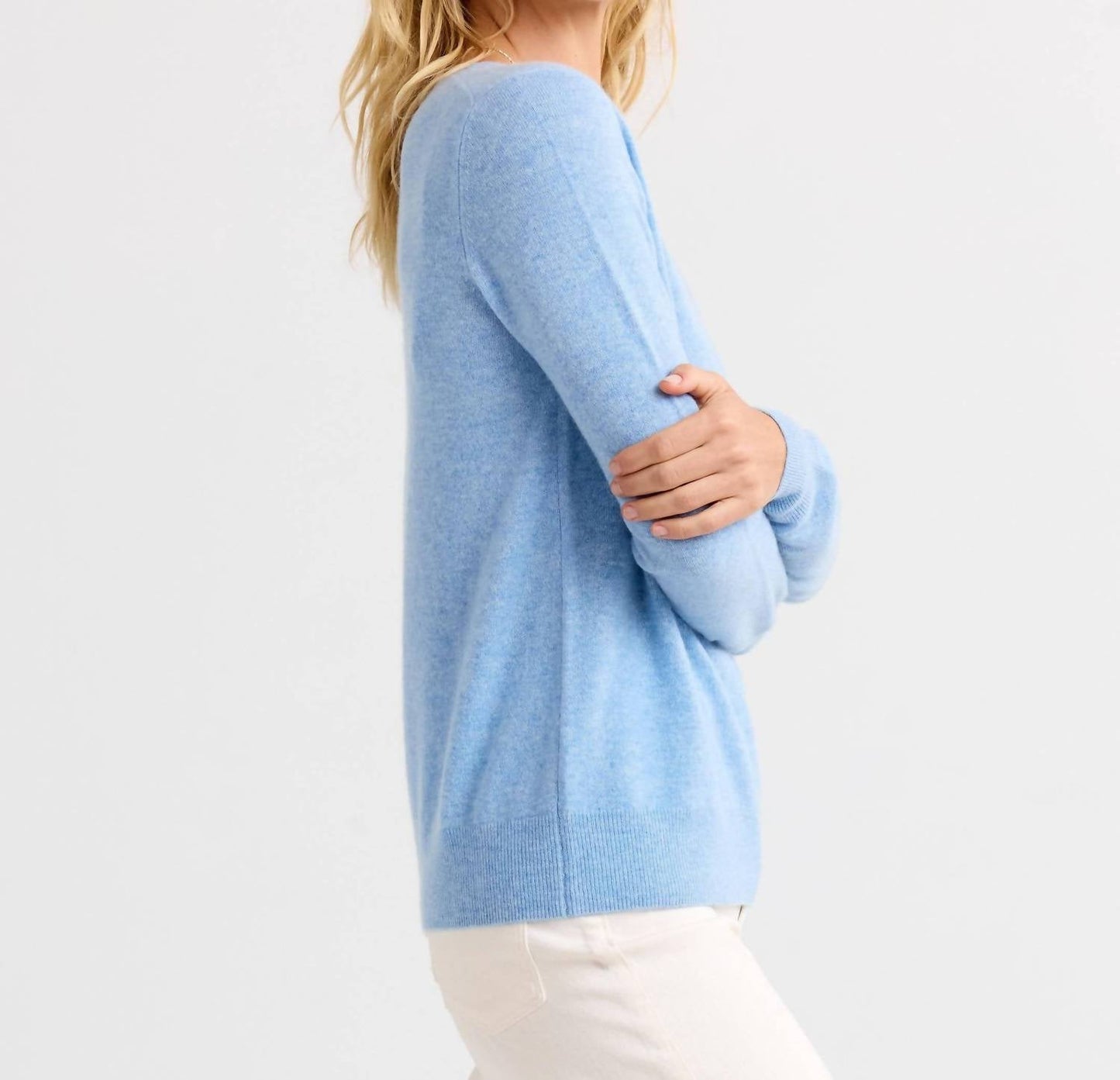 Essential Cashmere V-neck Top
