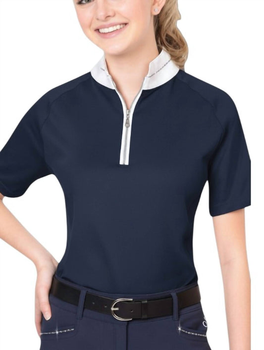 Elegance Sparkle Short Sleeve Shirt