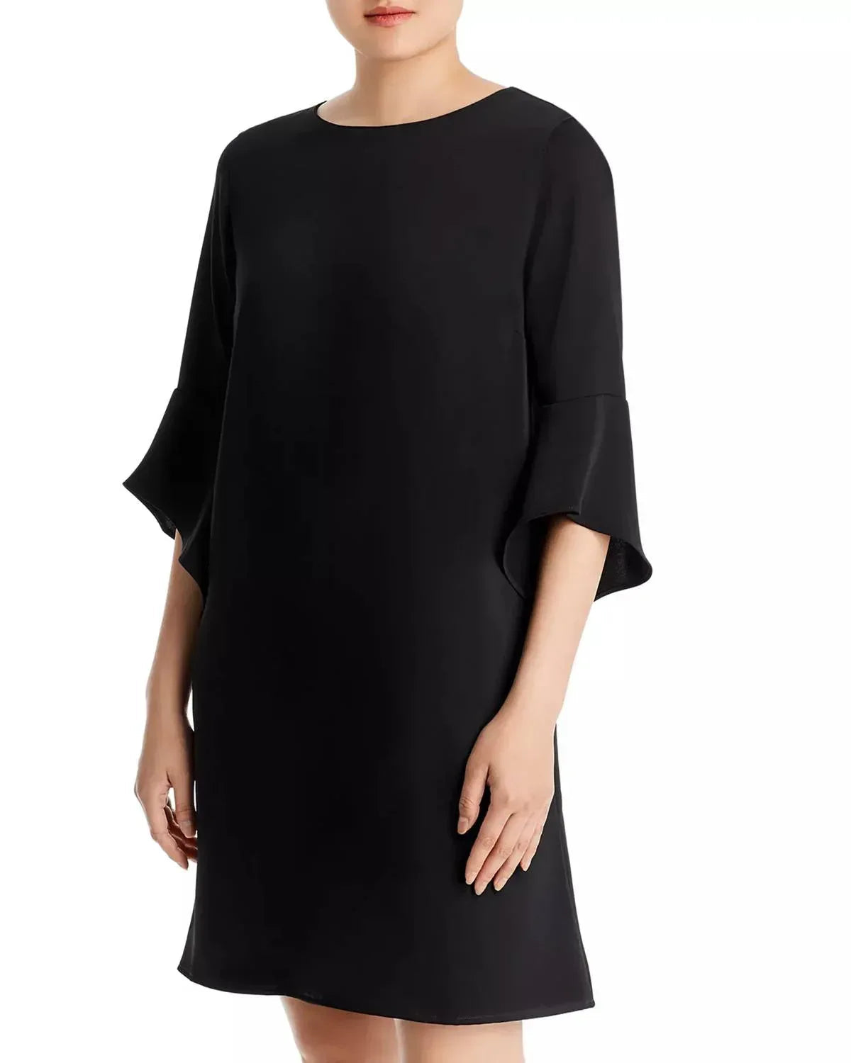 Julia Crepe Bell Sleeve Knee Length Dress