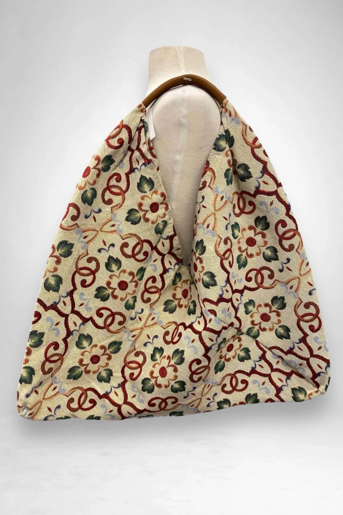 Giselle bedruckte Oversized Hobo Bag aus Baumwoll-Canvas für Damen