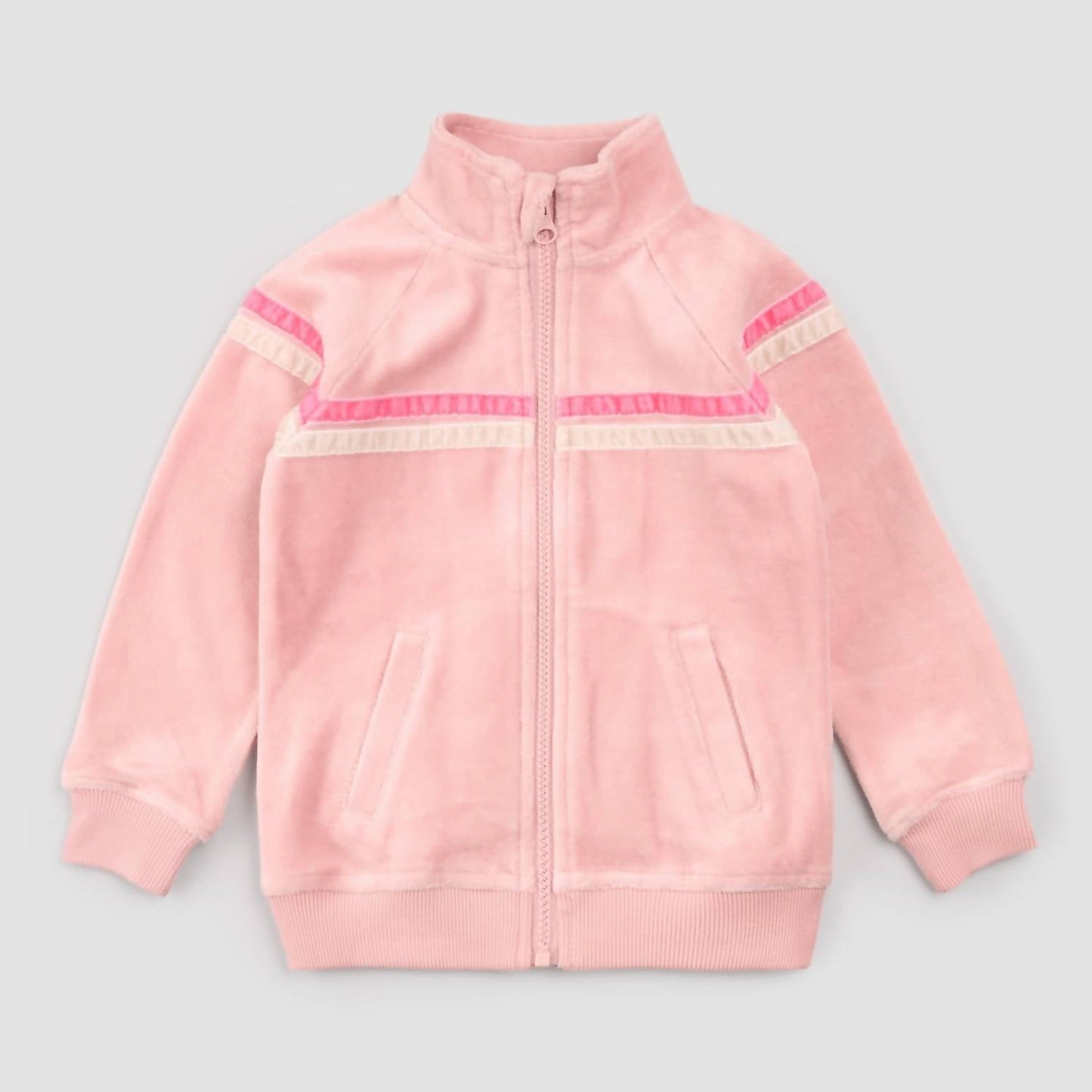 Girl's Velour Track Jacket
