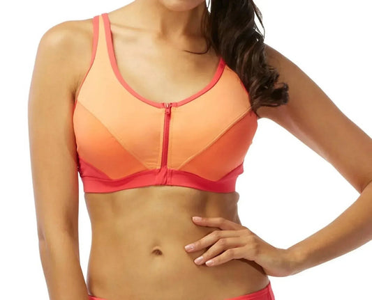 Barbados D-cup Pure Racer Back Zip Front Underwire Bikini Top