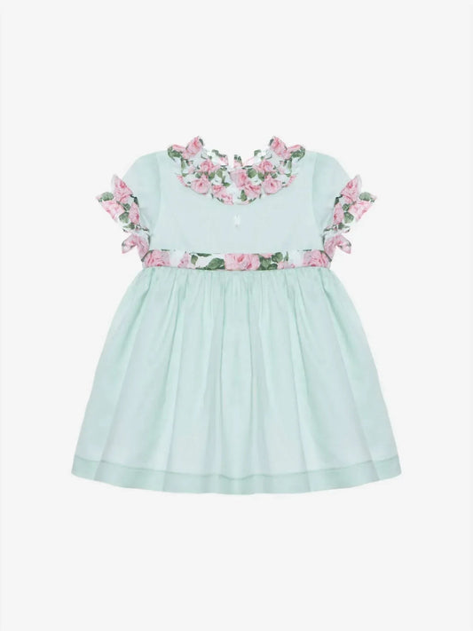 Voile-Kleid mit Rüschen