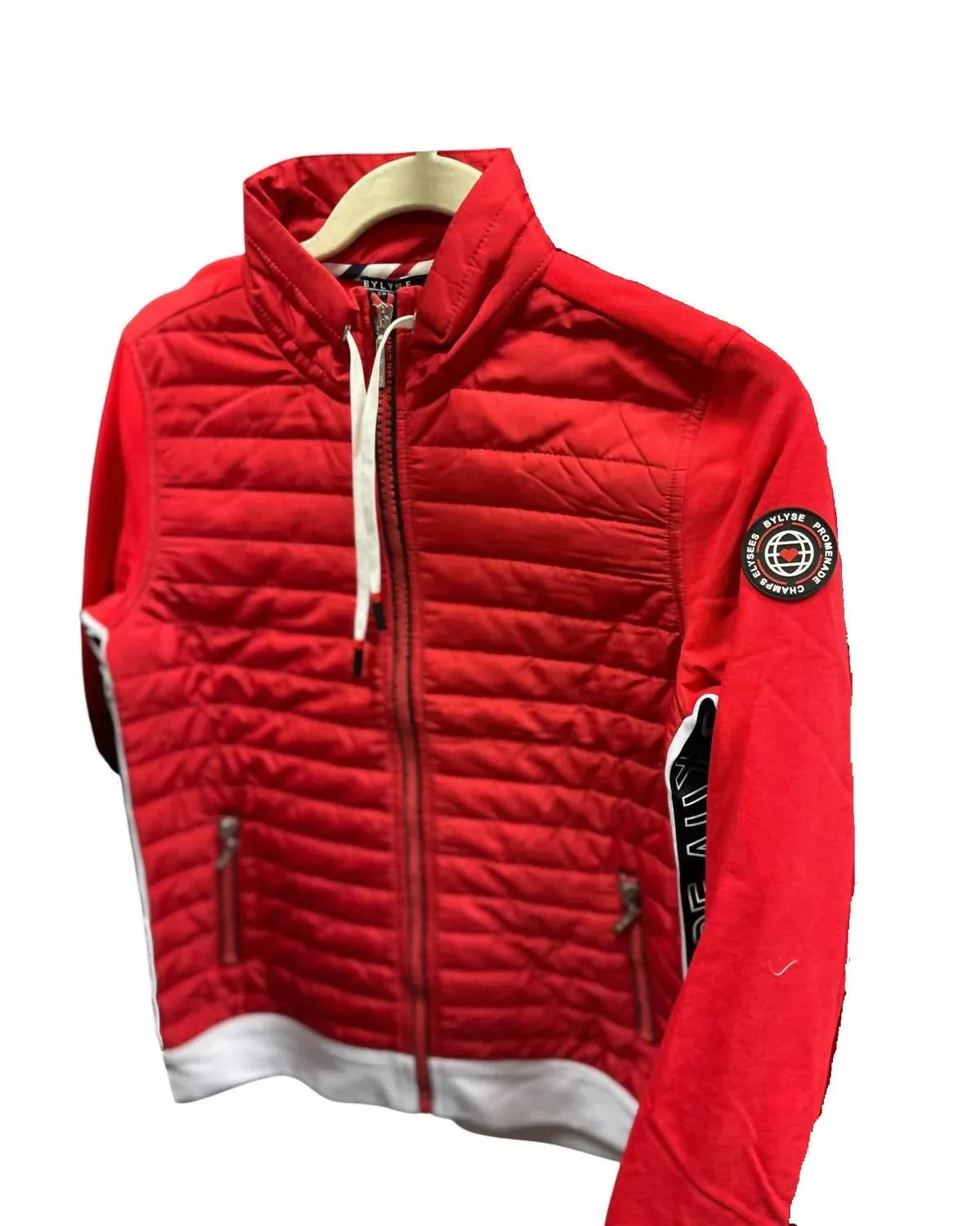 Damen-French-Terry-Jacke mit durchgehendem Reißverschluss