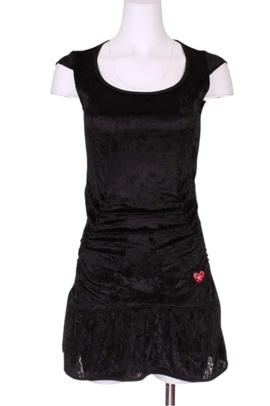 Women's Crushed Velvet Tennis Dress