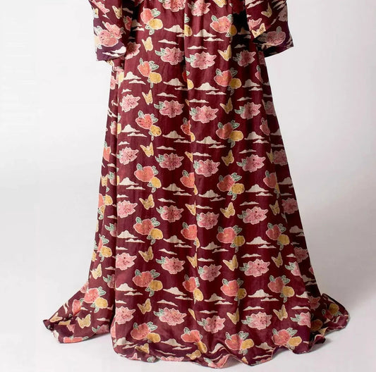 Amora Cut-out Floral Maxi Dress