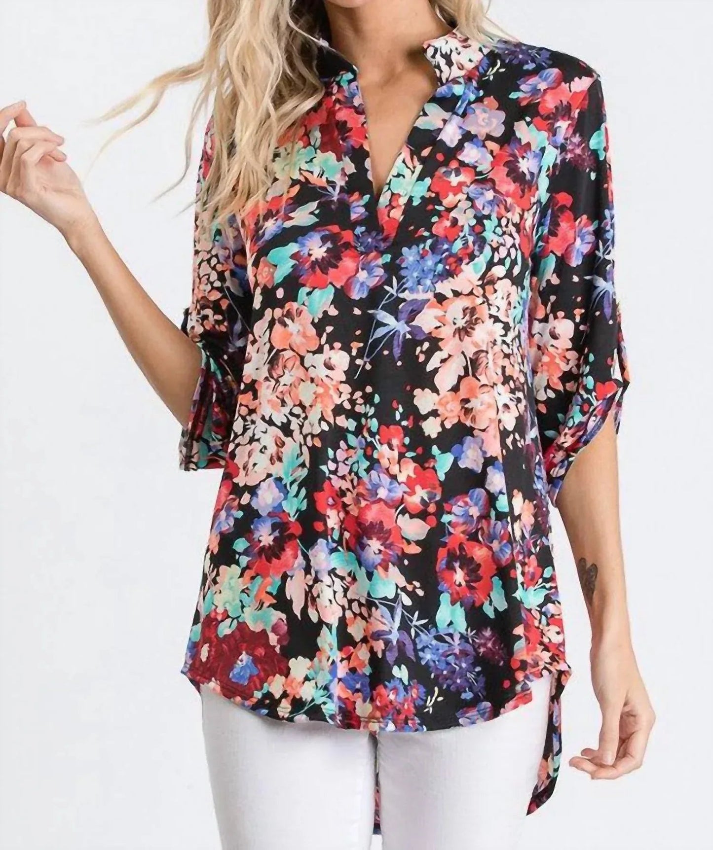 Women's Floral Gabby Top