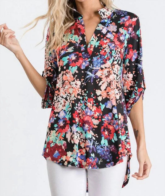 Women's Floral Gabby Top