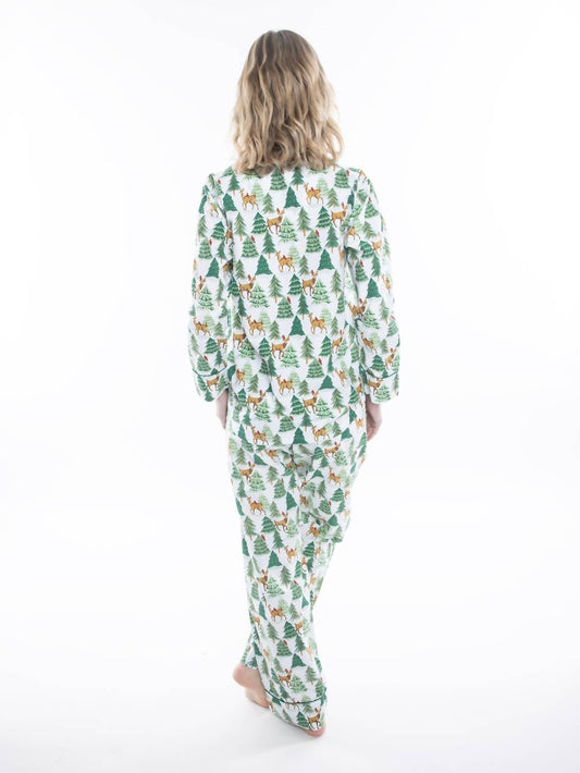 DEER JAMAS LONG SLEEVE PAJAMA SET