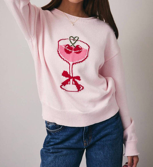 Valentinstag Martini-Pullover