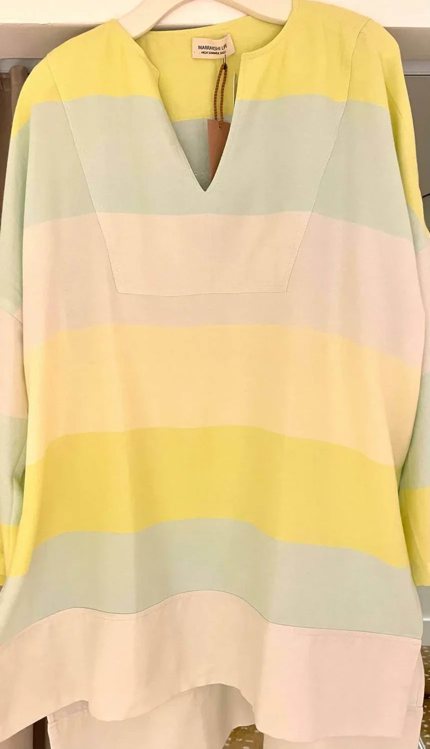 Long Sleeve V-neck Caftan